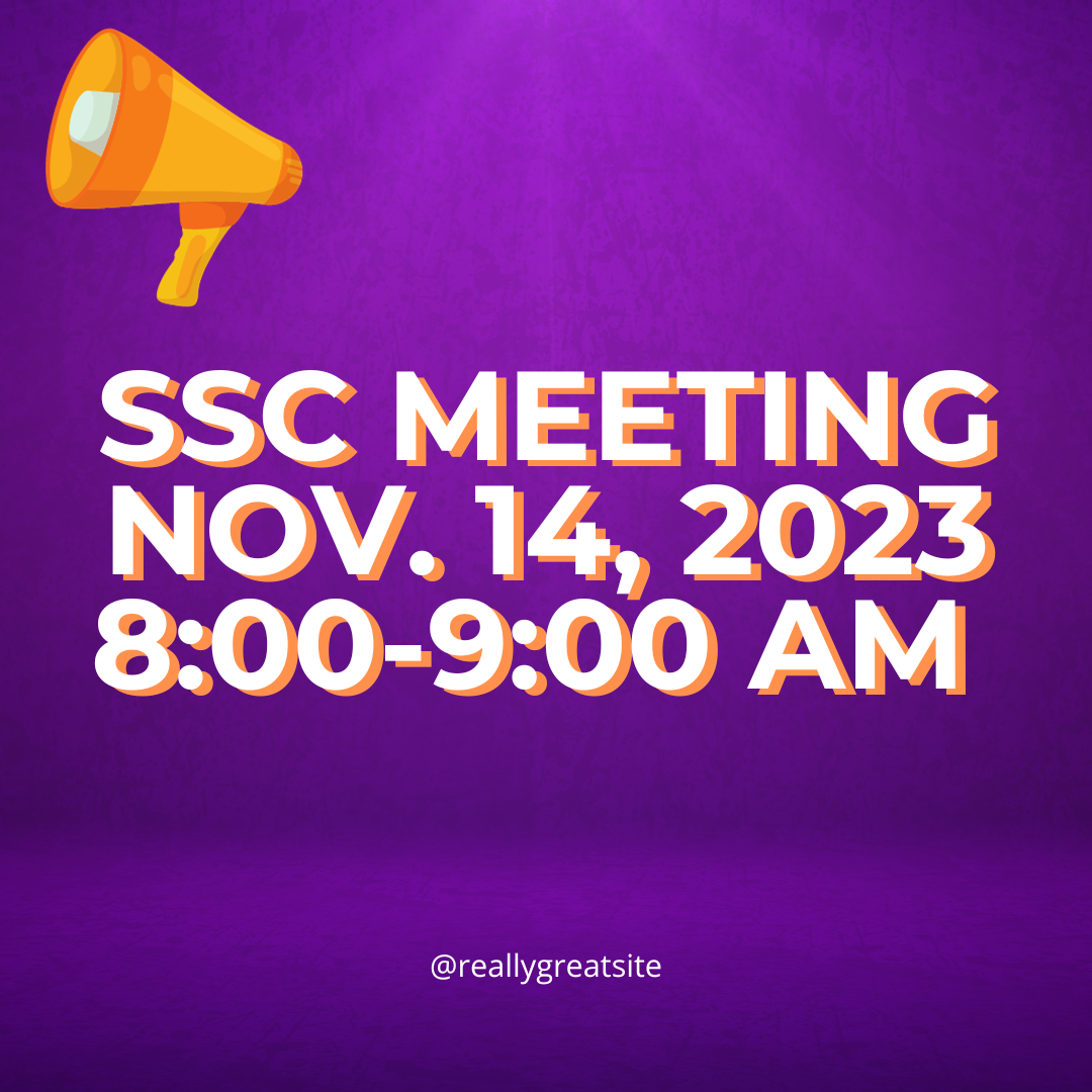  SSC Meeting